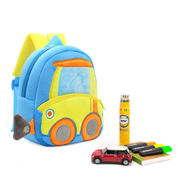 Bulldozer Preschool Toddler Backpack 6
