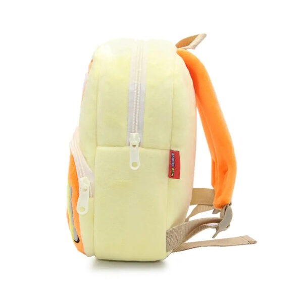 Yellow Bulldozer preschool backpack 2