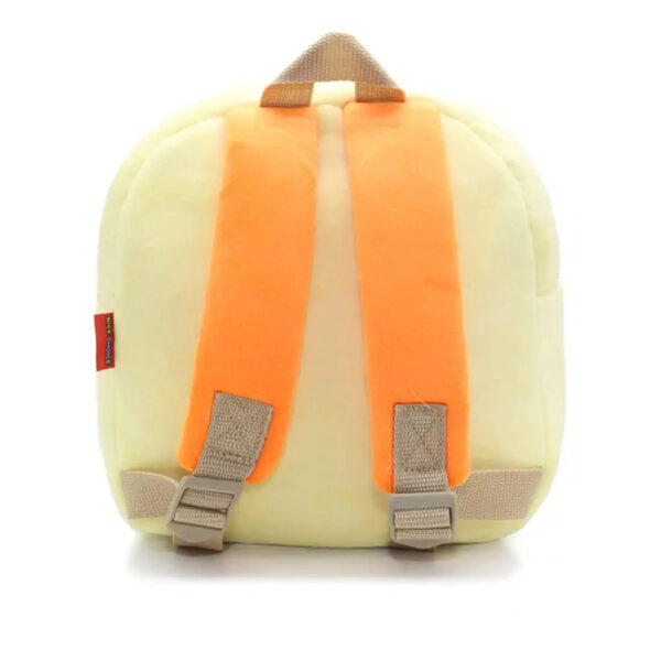 Yellow Bulldozer preschool backpack 3
