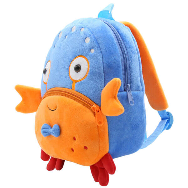 Attractive Crab Plush Toddler Backpack 3