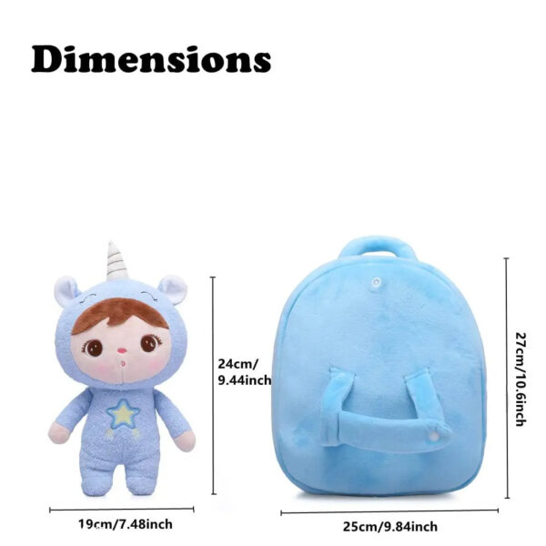 Blue Unicorn toddler backpack for kindergarten 5