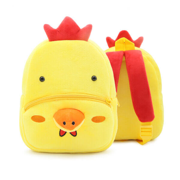 Chick Plush Toddler Backpack for Kids 1