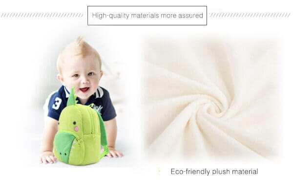 Crocodile Plush Toddler Backpack for Baby 10
