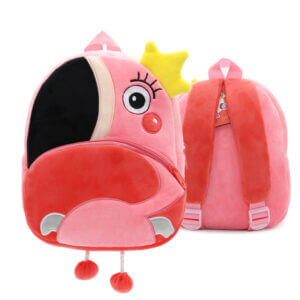Flamingo Plush Toddler Backpack