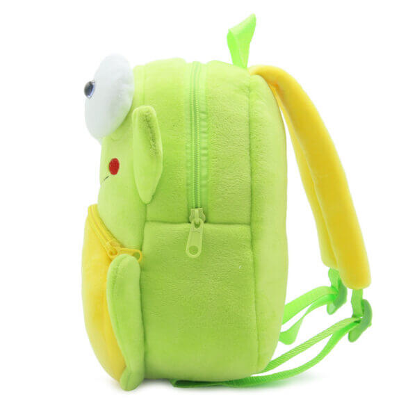 Frog Plush Toddler Backpack 4