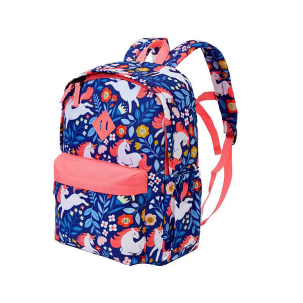 Unicorn Blue preschool backpack 5
