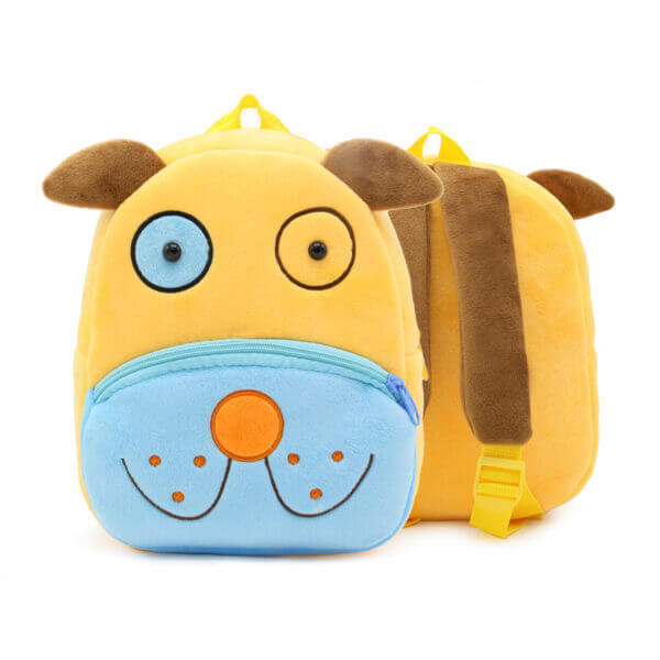dog plush toddler backpack