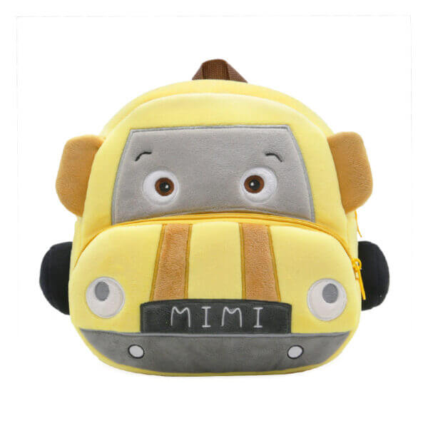 mini car plush backpack 1